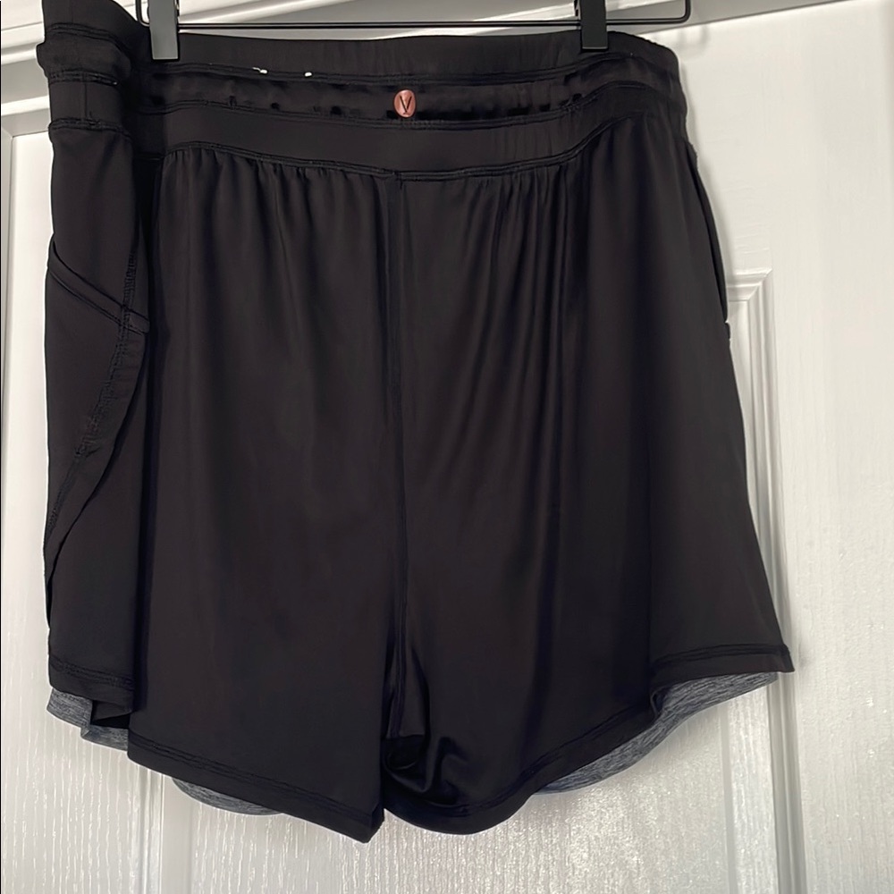 Livi Active Black Athletic Shorts with Elastic Waistband - Picture 5 of 7